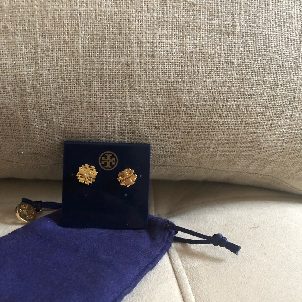 Authentic Beautiful Gold Tory Burch Earrings
